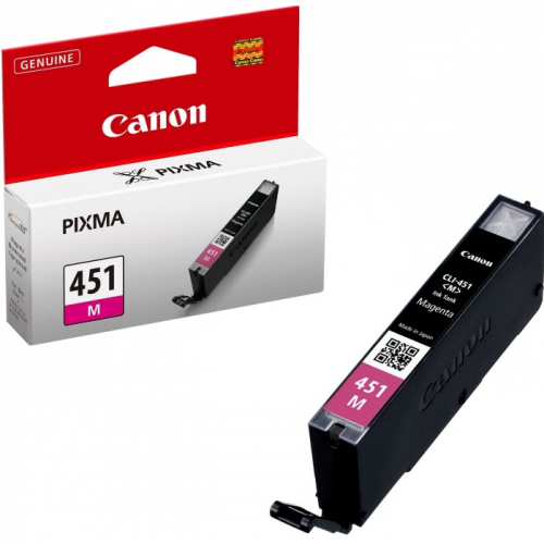 Картридж Canon CLI-451M пурпурный для PIXMA iP7240/MG6340/MG5440 (15011019)
