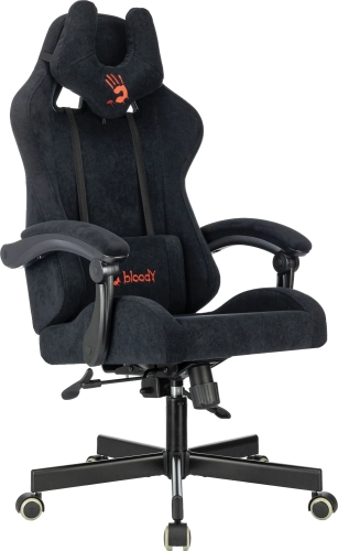 Кресло игровое A4Tech Bloody GC-560 черный искусственная замша (BLOODY GC-560 BLACK) фото 3