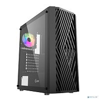 Powercase CMIPB-L4 Корпус Mistral P4B, Tempered Glass, 4x 120mm 5-color fan, чёрный, ATX (CMIPB-L4)