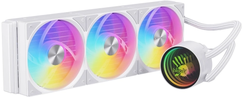 Система водяного охлаждения Bloody LC-11 ARGB Soc-AM5/AM4/1200/1700/1851 белый 4-pin 20-35dB Al+Cu 300W Ret (LC-11-ARGB360-WH)