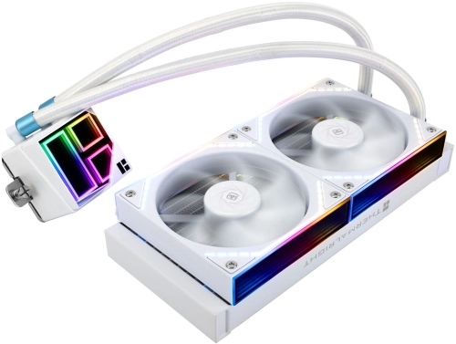 Система водяного охлаждения Thermalright Frozen Infinity 240 ARGB Soc-AM5/ AM4/ 1200/ 1700/ 1851 белый 4-pin 28.2dB Al Ret (F-INFINITY-240-WH) фото 3