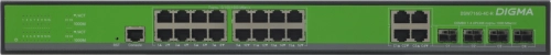 Коммутатор Digma DSW716G-4C-R (L2+) 16x1Гбит/с 4xКомбо(1000BASE-T/SFP) управляемый фото 7