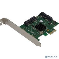 ORIENT M9215S PCI-Ex v2.0, SATA3.0 6Gb/ s, 4int port, поддержка HDD до 8TB, Marvell 88SE9215 chipset