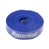 Крепеж Hyperline WASNR-5x25-BL Лента (липучка) в рулоне, ширина 25 мм, длина 5м, синяя (WASNR-5X25-BL(HYP))