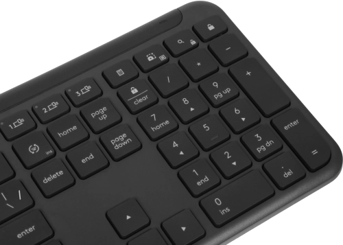 Клавиатура + мышь Logitech MK950 клав:графитовый/черный мышь:черный/серый USB беспроводная Bluetooth/Радио slim (920-012500) фото 18