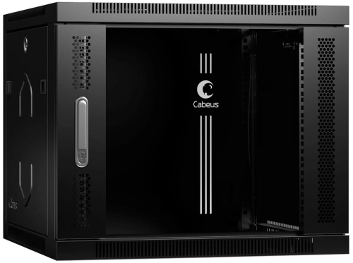 шкаф Cabeus SH-05F-9U60/60-BK Шкаф телекоммуникационный настенный 19