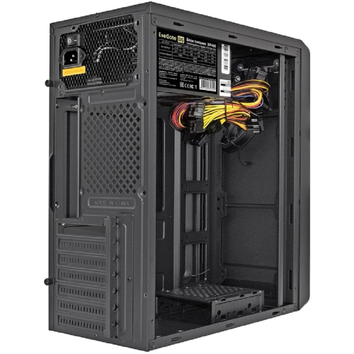 Exegate EX283071RUS Корпус Miditower ExeGate XP-332 Black, ATX, , 2*USB, Audio фото 2