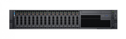 DELL PowerEdge R740 2U/ 16SFF/ 1xHS/ PERC H750 LP/ iDRAC9 Ent/ 4xGE/ noPSU / RC1/ 4 std/ Bezel noQS/ Sliding Rails/ noCMA/ 1YWARR (R740-16SFF-05T)