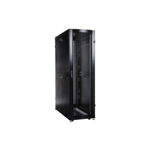Серверный IT шкаф Schneider Electric Optimum LCSR3357 48U, ширина 750мм., глубина 1200мм., высота 2255мм., черный, площадь перфорации 77,00% , нагрузочная способность 1510кг., габариты упаковки 1270