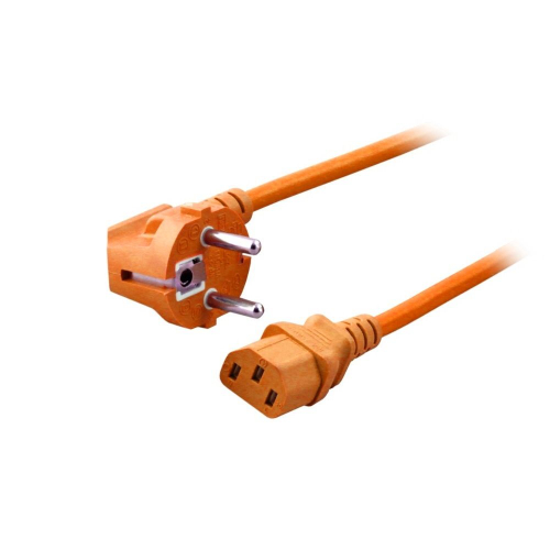 Шнур (кабель питания) ACD SUPER HEAVY DUTY 3*2,5 S22C13, (Schuko - C13), 10А, оранжевый, 2,0 м {50} (ZJE-001)