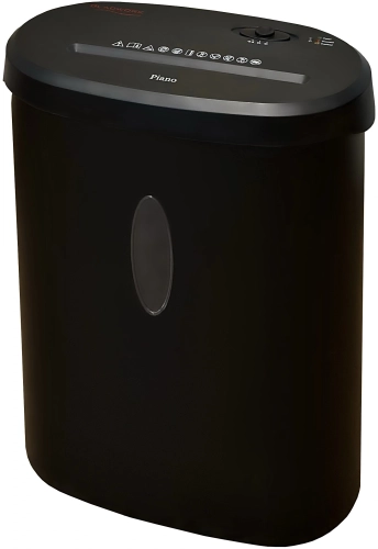 Шредер Gladwork Piano 16C черный (секр.P-4) фрагменты 16лист. 21лтр. скрепки скобы пл.карты