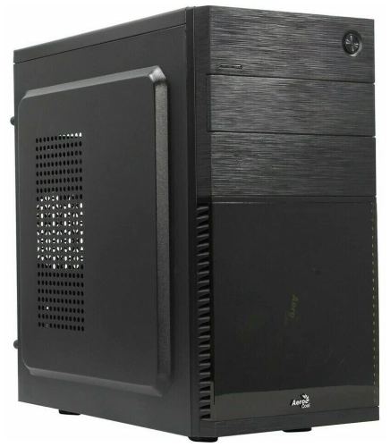 Корпус MiniTower FORMULA (AEROCOOL) CS-105 black (mATX, без БП, USB2.0+USB3.0) (4711401661924)