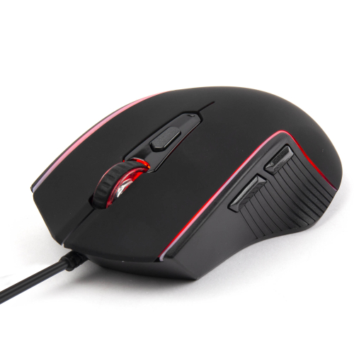 Игровая мышь Gaming Mouse HIPER MX-R400 Black (7D, 7200DPI, 1.5m cable, USB) фото 5