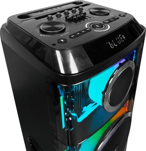 Колонка порт. Ural Молот 216 черный/черный 3000W 1.1 BT/3.5Jack/USB-C 15м 9000mAh (УРАЛ МОЛОТ 216) фото 6