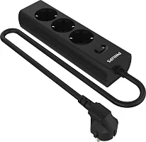 Сетевой фильтр Philips CHP2135BB/ 51 3м (3 розетки) черный (коробка) (CHP2135BB/51)