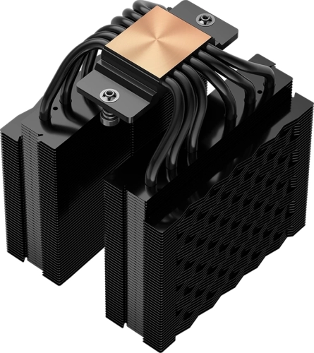 Кулер PCCooler RT620 Digital BK S115X/ 1200/ 1700/ 1851/ AM4/ AM5 (TDP 265W, 2x120mm PWM FAN, 6 тепловых трубок 6мм, 500-2200RPM, 28-32dBa) (RT620-BKNWYL-GL) фото 3