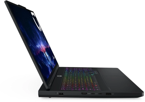 Ноутбук Lenovo Legion Pro 5 16IAX10H Core Ultra 9 275HX 32Gb SSD1Tb NVIDIA GeForce RTX5070Ti 12Gb 16 OLED WQXGA (2560x1600) без ОС black WiFi BT Cam (83LU001TPS) фото 6