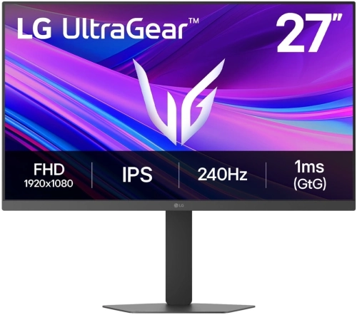 Монитор LG 27 UltraGear 27G440A-B черный IPS LED 1ms 16:9 HDMI матовая HAS Piv 1000:1 400cd 178гр/ 178гр 1920x1080 240Hz DP FHD (27G440A-B.ARUZ)