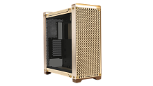 Корпус без блока питания/ Case InWin Dubili, Full-Tower, TG, 4x140mm, 2xUSB-A 3.2 + 1xUSB-C 3.2, E-ATX, ATX, mATX, mITX Champagne Gold (IW-CS-DUBILIASB-GLD)
