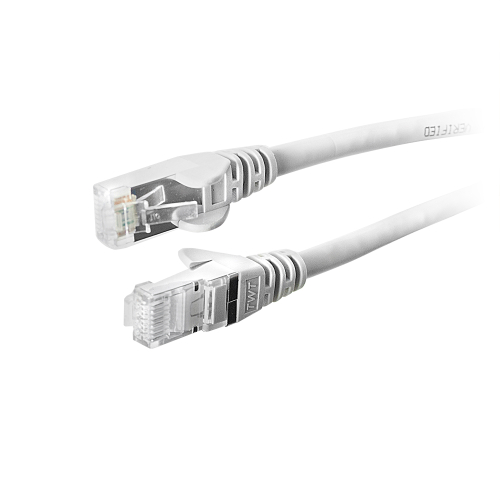 Патч-корд TWT FTP кат.6, с заливными колпачками, 10 м, серый (TWT-45-45-10/ S6-GY) (TWT-45-45-10/S6-GY)
