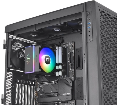 Устройство охлаждения(кулер) Thermaltake Astria 400 ARGB Soc-AM5/ AM4/ 1151/ 1200/ 1700 черный Al+Cu 230W Ret (CL-P120-CA12SW-A) фото 2