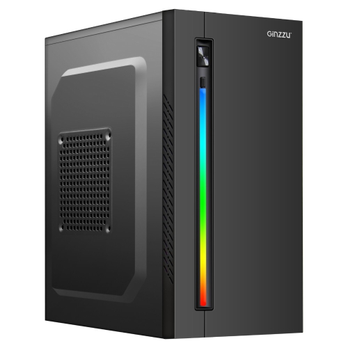 Ginzzu D350 2*USB 2.0,AU RGB w/ o PSU