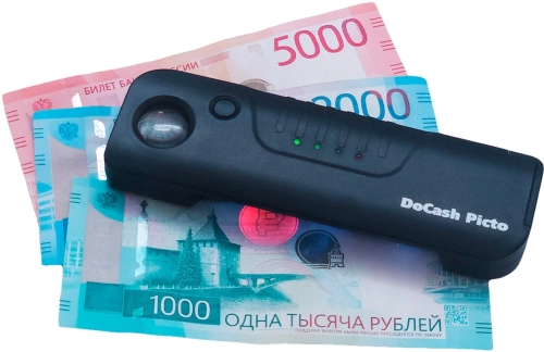 Детектор банкнот DoCash Picto просмотровый АКБ (2185055) (2185055#MLN)