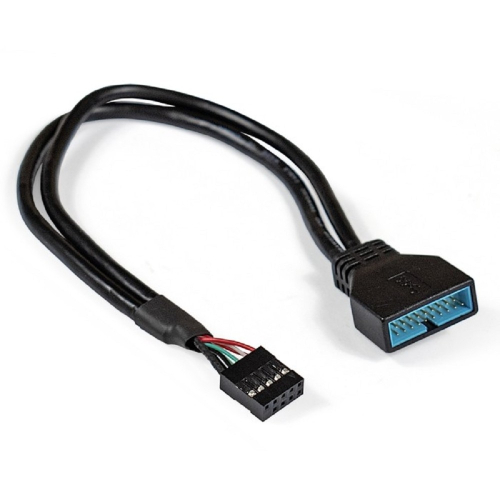 Exegate EX284940RUS Кабель-переходник USB 2.0-USB 3.0 ExeGate EX-CC-U3U2-0.3 (9pin/19pin, 0,3м)