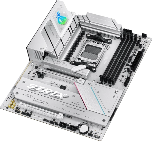 Материнская плата ASUS ROG STRIX B850-A GAMING WIFI, (90MB1J50-M0EAY0) Материнская плата ASUS ROG STRIX B850-A GAMING WIFI AM5 ATX 4xDDR5 2xPCIEx16 4xM.2 2xUSB-C DP HDMI 2.5GLAN Wi-Fi 7 (90MB1J50-M0EAY0) фото 2