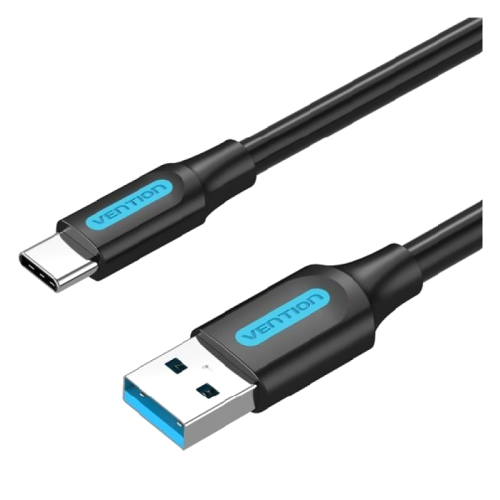 Vention USB 3.0 A Male to C Male Cable 1M Black PVC Type (COZBF)