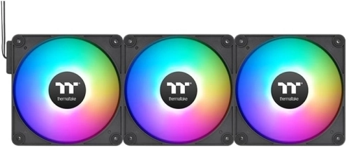 Вентилятор для корпуса Thermaltake CT120 EX Sync Reverse ARGB 120х120x25 черный 4-pin 31.2дБ (упак.:3шт) (CL-F192-PL12SW-A) Ret фото 4