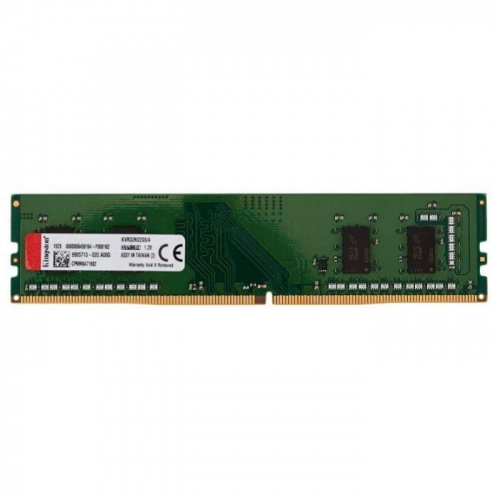 Модуль памяти Kingston DDR4 SODIMM 4GB 3200MHz PC4-25600 260-pin CL22 SR x16 1.2V (KVR32S22S6/4)