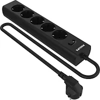 Сетевой фильтр Philips CHP2155BB/ 51 3м (5 розеток) черный (коробка) (CHP2155BB/51)
