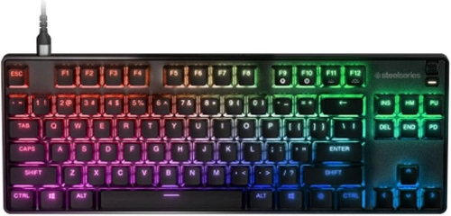 Клавиатура Steelseries Apex 9 TKL механическая черный USB Multimedia for gamer LED (подставка для запястий) (64847)