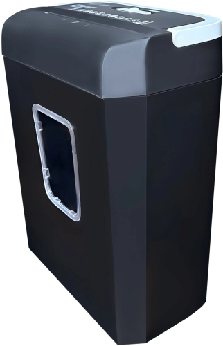 Шредер Cactus CS-SH-C2 черный (секр.P-4) фрагменты 8лист. 13лтр. скрепки скобы пл.карты