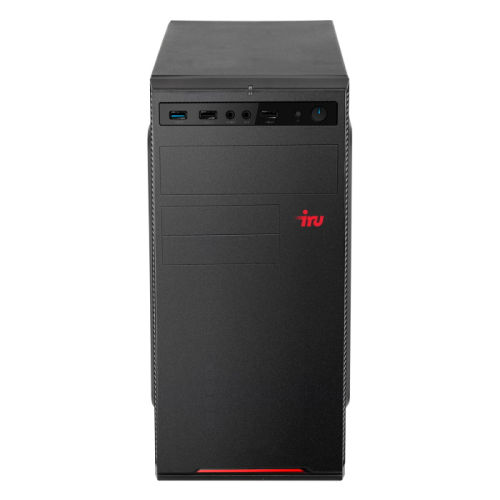 Компьютер IRU Home 310H6SE MT Core i3-12100 (3.3) 8Gb SSD 512Gb DOS 400W черный (1976449) фото 3