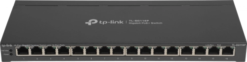 TP-Link TL-SG116P Настольный коммутатор с 16 гигабитными портами PoE+, 16 гигабитных портов PoE+, 802.3af/ at, бюджет PoE — 120 В фото 11