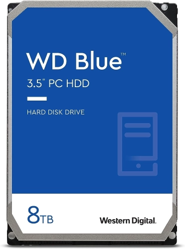 Жесткий диск WD SATA-III 8TB WD80EAAZ Desktop Blue (5640rpm) 256Mb 3.5