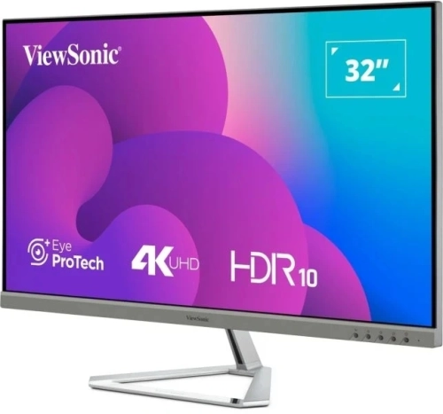 Монитор ViewSonic 31.5 Монитор ViewSonic 31.5 VX3276-4K-MHD-2 серебристый VA LED 16:9 HDMI M/M матовая 350cd 178гр/178гр 3840x2160 60Hz DP 4K 6.9кг фото 6