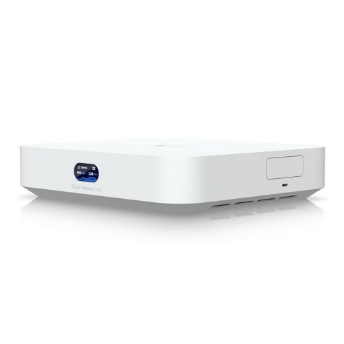 Ubiquiti UniFi Cloud Gateway Max 512GB Маршрутизатор 4 ядра (1,5 ГГц), 4х 2.5G RJ45, 1х 2.5G RJ45, SSD 512 ГБ (UCG-MAX)