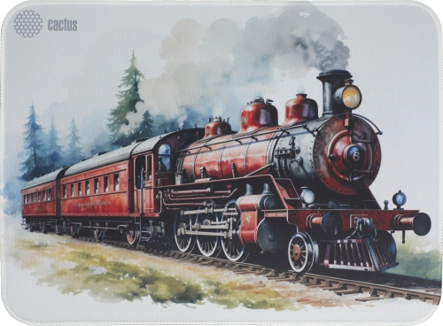 Коврик для мыши Cactus Locomotive рисунок 400x300x3мм (CS-MP-PRO17XL)