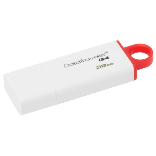 USB-накопитель Kingston DataTraveler G4 32 Гб USB 3.0 белый/красный (DTIG4/32GB)
