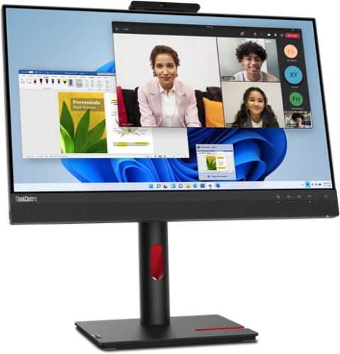 Монитор 23.8 Lenovo ThinkVision TIO24 (Gen5) Black (IPS,1920x1080, 4ms, 3in1 connection w/ Tiny, DP, HDMI, USB Hub, Mic (12NAGAT1UK_RU) фото 2