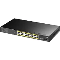 Коммутатор/ 24-Port Gigabit PoE+ Switch with 2 SFP ports 300W (GS1028PS2)