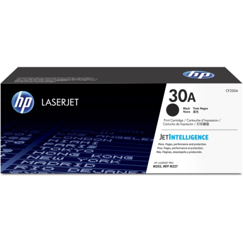 Картридж HP 30A, черный / 1600 страниц (CF230A)