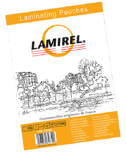 Пленка для ламинирования Lamirel, А5, 100мкм, 100 шт. (LA-78766)