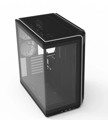 корпус ZALMAN P60, ATX, BLACK, WINDOW, 2x3.5, 3x2.5, 1xUSB TYPE-C, 2xUSB3.0, SIDE 3x120mm ARGB, REAR 2x120mm ARGB (P60 BLACK) фото 15