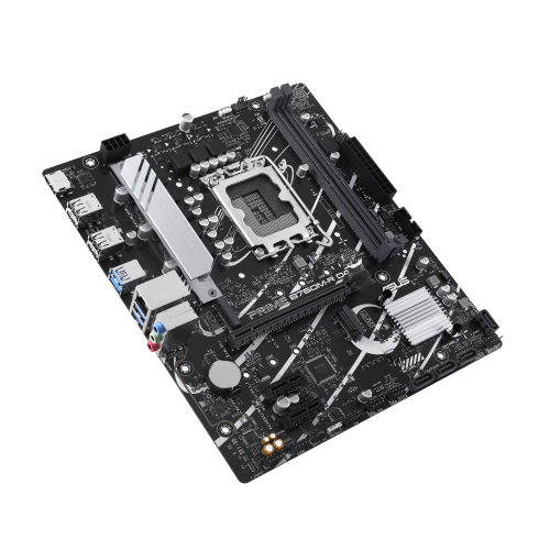 Материнская плата ASUS PRIME B760M-R D4, LGA1700, B760, 2*DDR4, 4*SATA, 2*M.2, 4*USB 3.2, 4*USB 2.0, 1*PCIx16, 2*PCIx1, HDMI, mATX (90MB1HA0-M0EAY0) фото 4