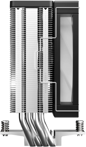 Устройство охлаждения(кулер) Deepcool AG400 G2 ARGB Soc-AM5/AM4/1200/1700/1851 серебристый/черный 4-pin 30.93dB Al+Cu 230W 641gr Ret (R-AG400-BKAMMG2-G) фото 4