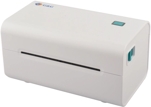 Термопринтер G&G GG-D420 203dpi 152мм/с/USB для печ.накл. белый фото 2